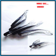 Wh0002 10PCS par sac 7.5cm / 10mm gris Soft Lure (modèle populaire)